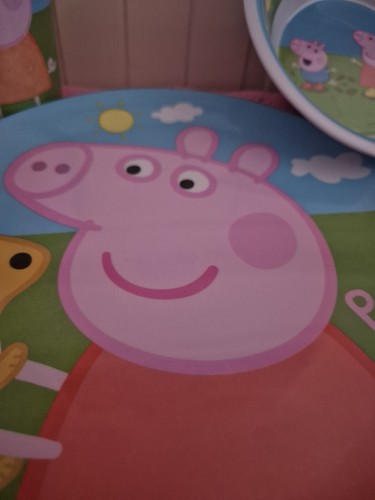 Peppa Pig Frühstücksset 3 tlg. Kinder Geschirr Set unverpackt Mikrowelle - Bild 2 von 5