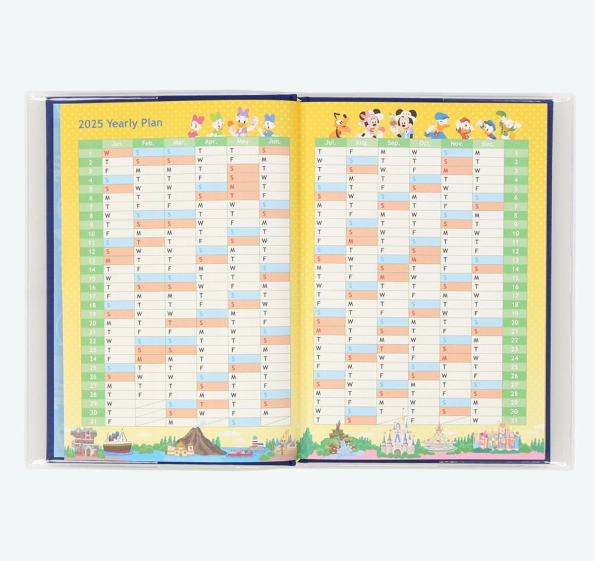 Pre-Order Tokyo Disney Resort 2025 Schedule Book Mickey