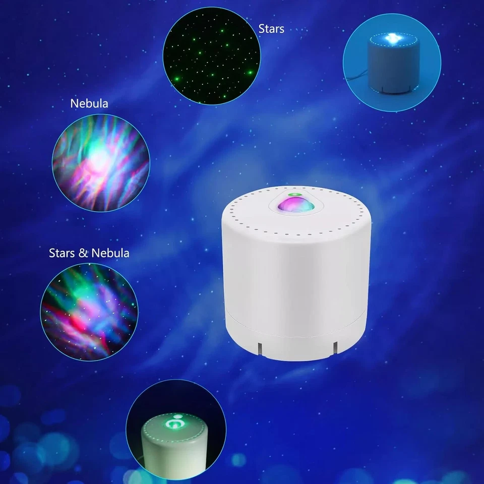 LED Sternenhimmel Projektor Sternenlicht Galaxy Projektor Fernbedienung Kinder - Bild 4 von 4