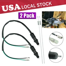Universal Motorcycle Rear Brake Stop Light Switch w/ Spring For Honda Yamaha ATV