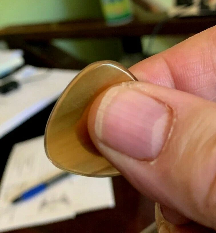 Custom House  Hand Crafted Buffalo Horn Guitar Pick 6 Pack   - Image 2 of 3