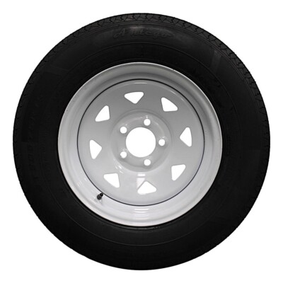 (Set of 2) Antego Tire and Wheel 205/75R15 Highway Terrain Trailer Tire & Wheel
