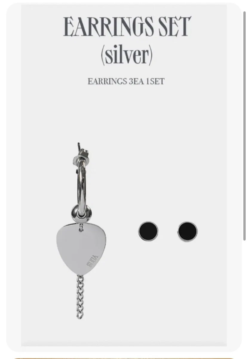 Bts merch shop earrings