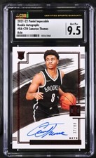 🔥CSG 9.5 Panini Impeccable 2021 NBA Cameron Thomas Rookie Auto /88 Red Asia🔥