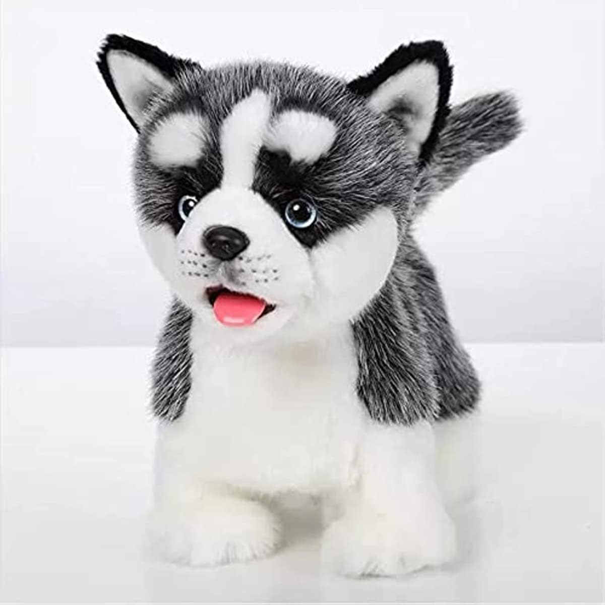 Walking Husky Stuffed Dog, Electronic Toy, Realistic Interactive