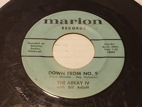 Vtg 1967 45 RPM The Arkay IV With Bill Adleff – Down From #9 / When I Was Young - Picture 2 of 4