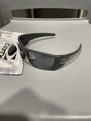 oakley Fuel cell matte grey text w/ Blk iridium lenses | eBay