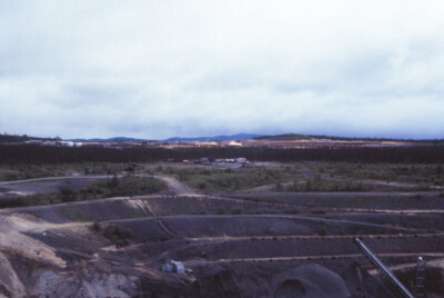 altes DIA Matagami Zinkmine vom Turm 1988 Canada den-S2-74