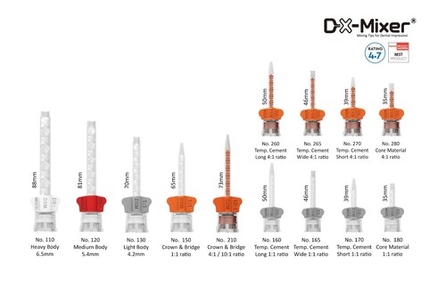 50 Stück Intraorale Spitzen mit Kernmaterial oder leichten Körpermischspitzen Dx-Mixer® - Bild 10 von 10