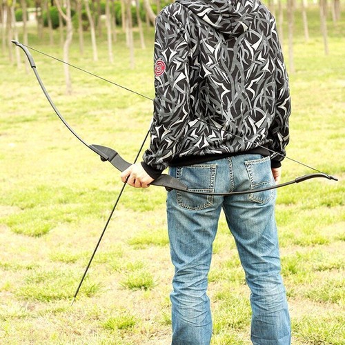 20/30/40lbs Taken Down Recurve Bow Archery Right Left Hand 2 Arrow Rest Bow - Picture 24 of 52