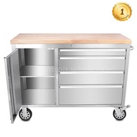 48 Inch Tool Chest 4 Drawers Stainless Steel Rolling Tool Chests Tool Box U5v2 on sale 48 Inch Tool Chest 4 Drawers Stainless Steel Rolling Tool Chests Tool Box U5v2 on sale