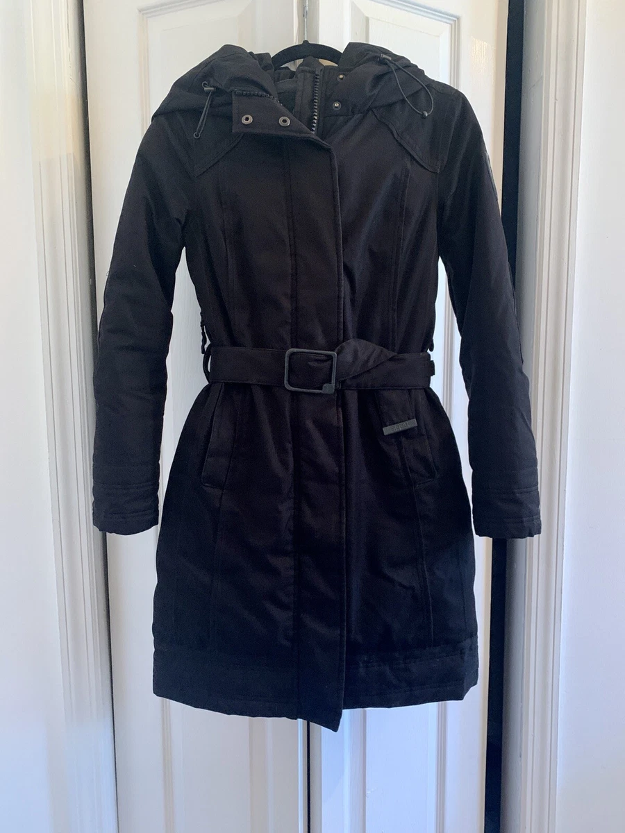 Nobis Astrid Women s Parka White Duck Down Black Size XS eBay