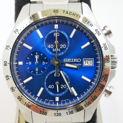 SEIKO Seiko Selection SPIRIT SBTR023 Blue Chronograph Men's Watch