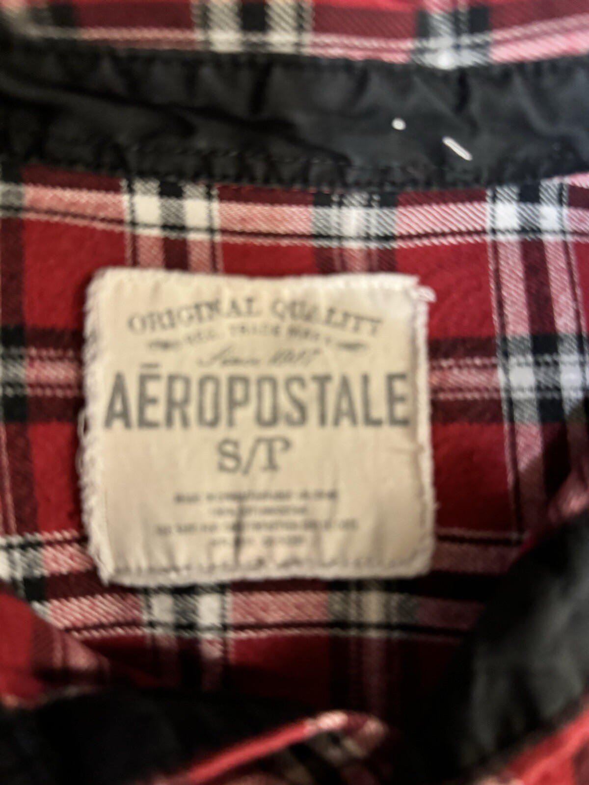 Upcycled Distressed Eagle Flag Bleached Flannel U… - image 10