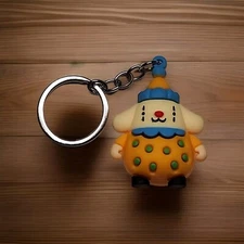 Pompompurin Clown Cosplay 3D Keychain Keyring New FREE SHIPPING 