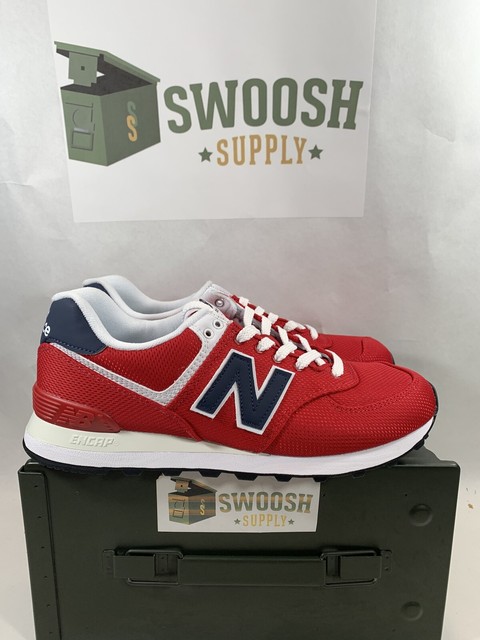 Size 9.5 - New Balance 574 Team Red Indigo 2020 for sale online | eBay