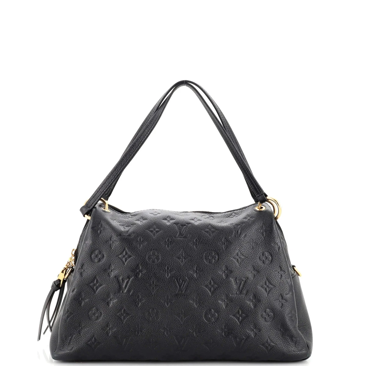 Louis Vuitton Ponthieu Handbag Monogram Empreinte Leather PM Blue