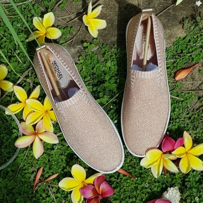 michael kors skyler slip on rose gold