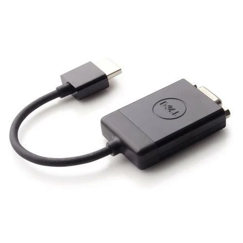 Dell HDMI to VGA Adapter, A/V Cable, Black- DAUBNBC084  