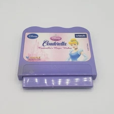 Vtech Vsmile Cinderella's Magic Wishes Learning Video Game Cartridge