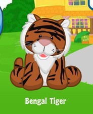 Webkinz Classic Bengal Tiger Adoption Code Only MESSAGED