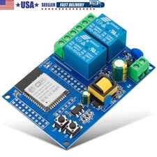 ESP32 WIFI Bluetooth 2 Channel Relay Module ESP32 Secondary Development Board