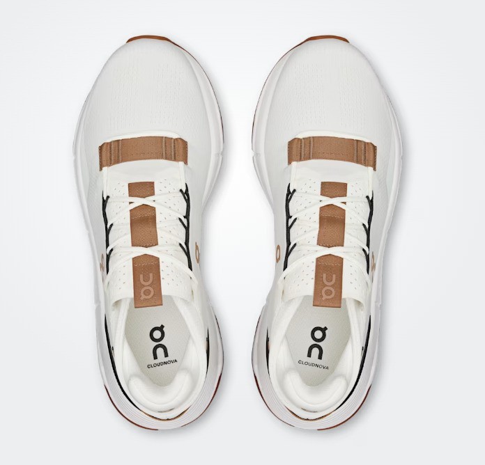 On Running Cloudnova 2 Ivory Sphinx Mens Sports Sneaker 3ME30214798 image 4