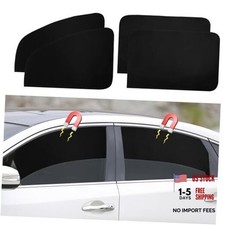Car Window Shades 4pcs Magnetic -Side Window Sun Shade Blackout Front Back