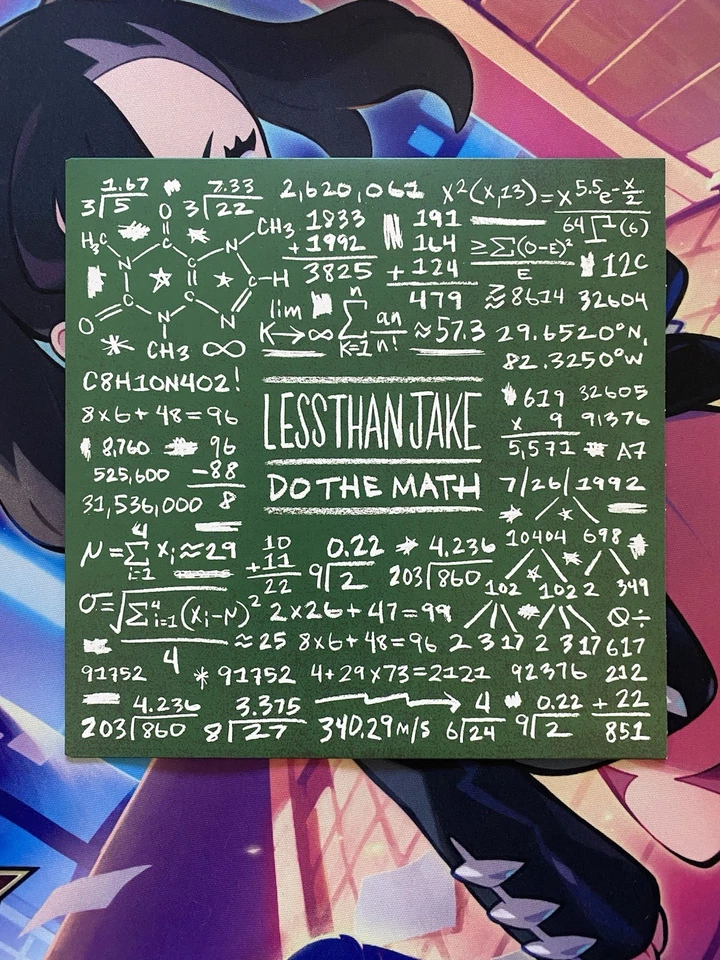 Do the Math by Less Than Jake (2014) - Limited Coloured Vinyl - Fat Wreck Chords - Image 2 of 4