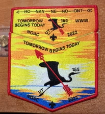 OA HO-NAN-NE-HO-ONT Lodge 165, 2022 NOAC 2pc,  trader {CDav}