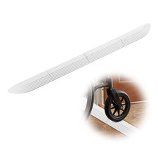 1 Set White TPU Door Ramp for Doorways Wheelchair Bathroom Home Sweeper