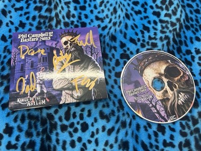 Phil Campbell Signed Kings Of The Asylum CD Album  Autogramm Motorhead