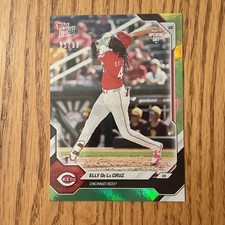 2026 Topps Now OD-211 Elly De La Cruz Road to Opening Day Green Ref #'d /99 Reds