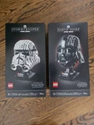 LEGO Star Wars Helmet Collection Stormtrooper 75276 & Darth Vader 75304 Sets