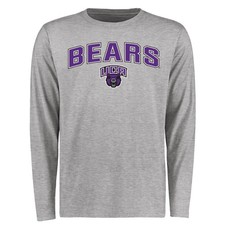 Men's Ash Central Arkansas Bears Proud Mascot Long Sleeve T-Shirt