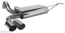 Bastuck Endschalldämpfer querliegend 2x 76 mm LH - Fiat 500 / 09+ Ford Ka RU8