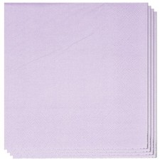 Lavender Purple Vert Decor Compostable Paper Luncheon Napkins 3 Ply 33cm - Pack