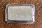 Happy Retirement Bar Silvertowne Mint 1 Troy oz.  999 Silver Sealed Spots Toning