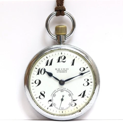 Seiko Precision 15J Manual Pocket Watch 50mm From Japan 231 6408323