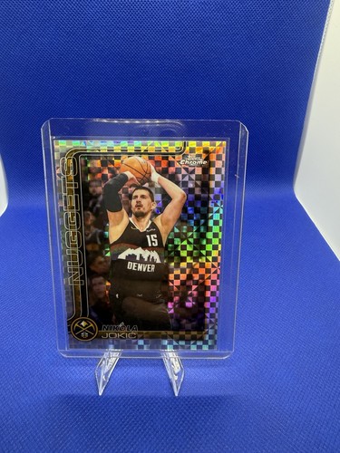 2025-26 Topps Chrome Update Nikola Jokić X-Fractor #12 Denver Nuggets