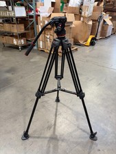 Manfrotto 504X Fluid Head  MVTTWINMA Aluminum Tripod