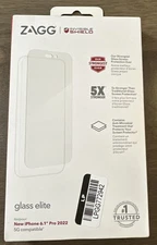 ZAGG InvisibleShield Glass Elite Screen Protector for Apple iPhone 14 Pro