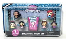 Disney Princess Doorables 7 Piece Collectible Figurine Figure Set Mulan Ariel