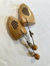 Vtg Mens Marshall Field  s Store Wooden Shoe Boot Tree Stretcher Adjustable