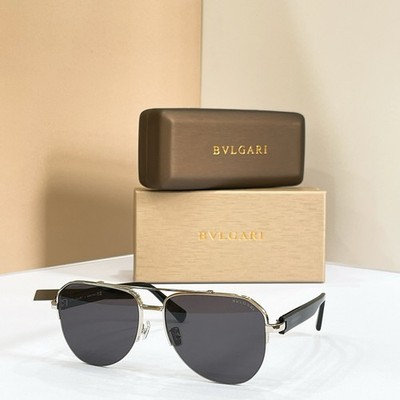 Bvlgari BV40090U 59-16-145 Aviator Sunglasses Men Women UV400 Eyewear