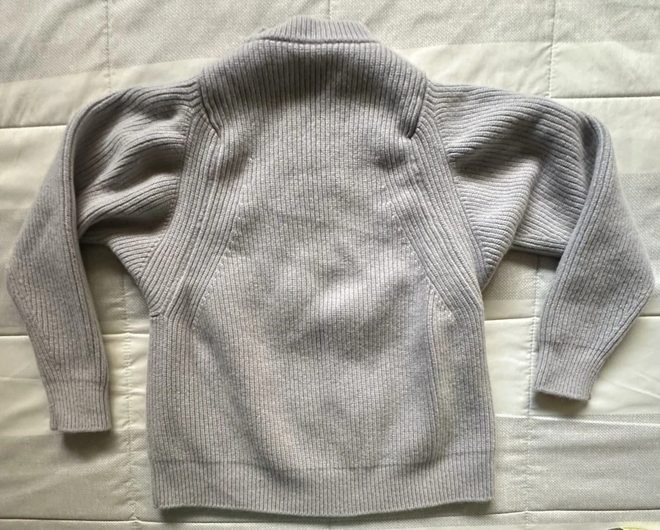 $600 Nike ESC Every Stitch Mujer S Suéter Mezcla Lana Cachemira Hecho en Italia Foto 2 de 4