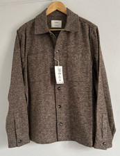 Marks & Spencer Mens Overshirt Neutral Brown Size Medium 38 - 40" rrp £45