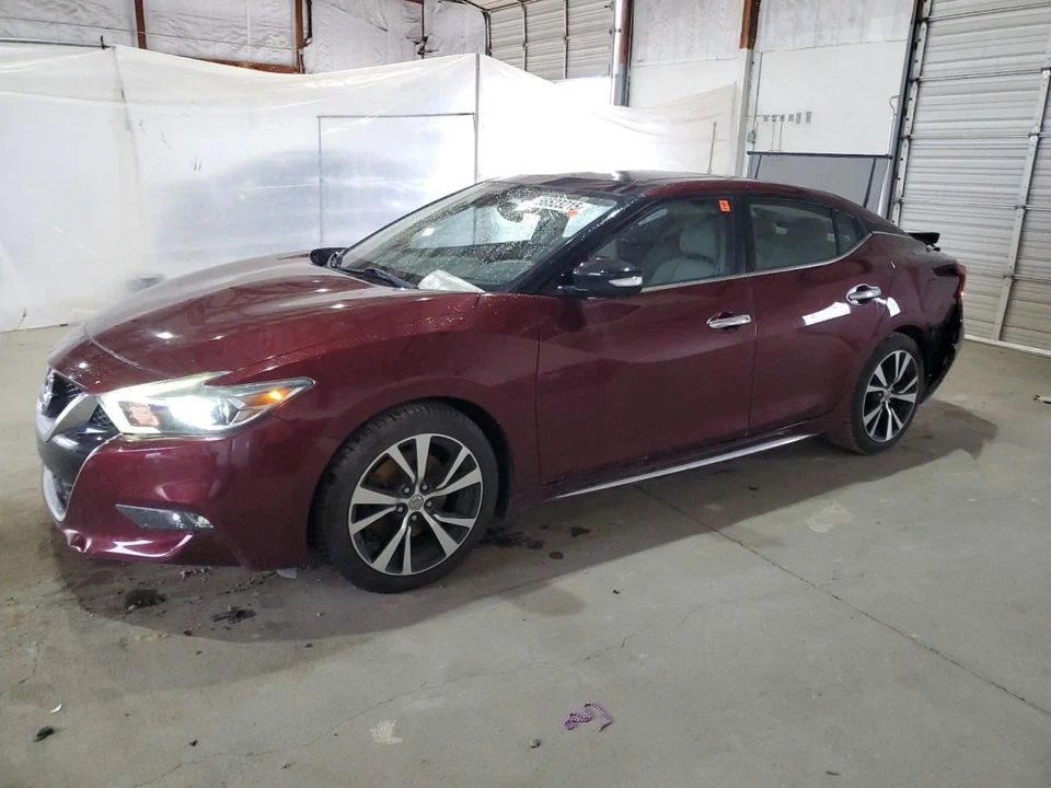 2016 Nissan Maxima Passenger Front Seat Bucket Tan Leather Electric Used Foto 2 de 4