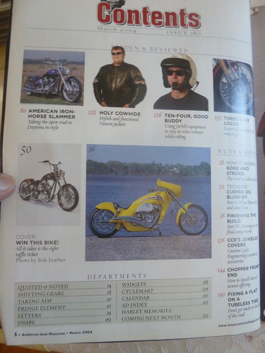 AMERICAN IRON Magazine March 2004 - Picture 2 of 3
