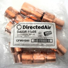 DirectedAir DA03R-11X08 Reducing Coupling with Stop 1-1/8x7/8 OD Copper 10pcs